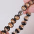 Liquorice Eclipse | .925 Sterling Silver | Lunar Glass Bracelet